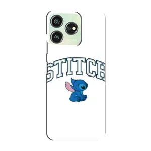 Чехол с принтом Стич на ZTE Blade V50 Design (Стич лого)