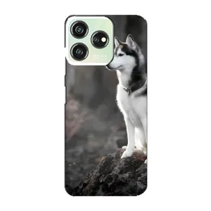 Чохол з Хаскі ZTE Blade V50 Design - (AlphaPrint) (Вірний собака)