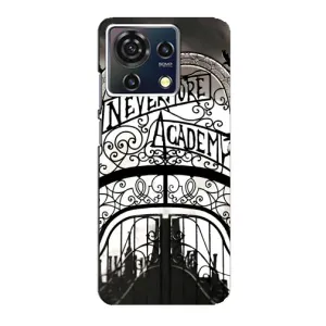 Чехол с дизайном Венздей 2 на ZTE Blade V50 Vita (Ворота Академии Невермор)