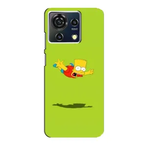 Чехол с Симпсонами для ZTE Blade V50 Vita (VPrint) (Барт Симпсон)