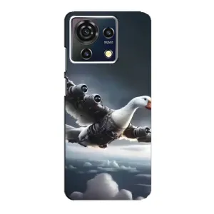 Чехол с мемом Тралалело тралала на ZTE Blade V50 Vita (Бомбардини гусини)