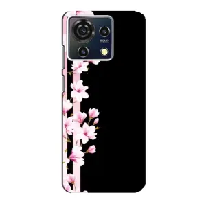 Чохол для ZTE Blade V50 Vita - з принтом (Дизайнерські) (AlphaPrint) (Квіточки)