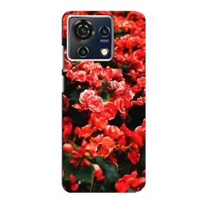 Чохли з квітами для ZTE Blade V50 Vita (VPrint) (Квіти червоні)