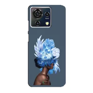 Чехлы (ART) Цветы на ZTE Blade V50 Vita (VPrint) (Квіти на голові)