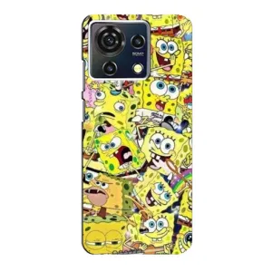 Чохол Губка Боб для ZTE Blade V50 Vita (Емоції Спан Боба)