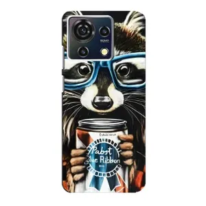 Чохол з принтом для ZTE Blade V50 Vita - (Прикольні) (AlphaPrint) (Єнот з банкою)