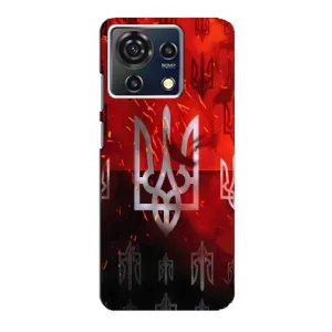 Украинские Чехлы для ZTE Blade V50 Vita с картинкой УПА (AlphaPrint) (ГЕРБ УПА)