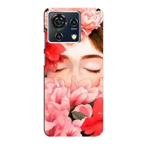 Чехлы (ART) Цветы на ZTE Blade V50 Vita (VPrint) (Очі в квітах)