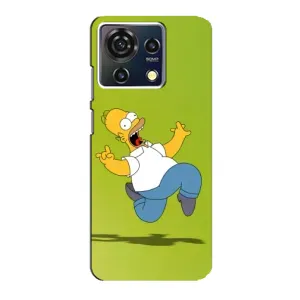 Чехол с Симпсонами для ZTE Blade V50 Vita (VPrint) (Гомер Симпсон)