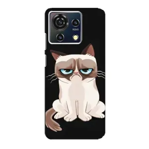 Чехол с принтом «Грустный кот» для ZTE Blade V50 Vita