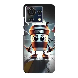 Чехол с мемом Тралалело тралала на ZTE Blade V50 Vita (Капучино асасино)
