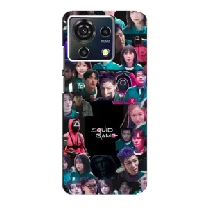 Чехол Гра в кальмара для ZTE Blade V50 Vita (Коллаж Игра кальмара)
