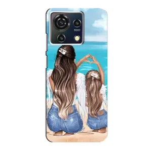 Чехол с печатью для ZTE Blade V50 Vita - (Мама с ребенком) (AlphaPrint)
