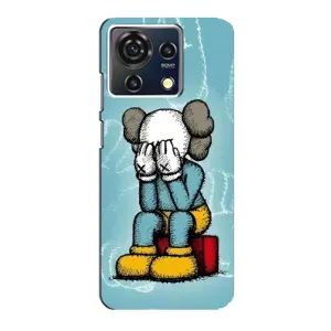 Чехлы для ZTE Blade V50 Vita - Bearbrick Louis Vuitton (PREMIUMPrint) (Плач Bearbrick)