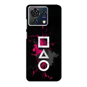 Чехол Гра в кальмара для ZTE Blade V50 Vita (Символы Игра кальмара)