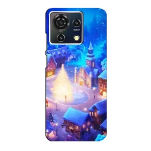 Різдвяні Чохли для ZTE Blade V50 Vita (VPrint) (Різдвяне місто)