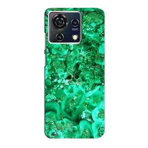 Мраморний чехол на ZTE Blade V50 Vita (VPrint) (Салатовий Мрамор)