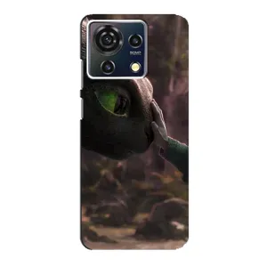 Чехол как приручить дракона на ZTE Blade V50 Vita (Сцена с драконом)