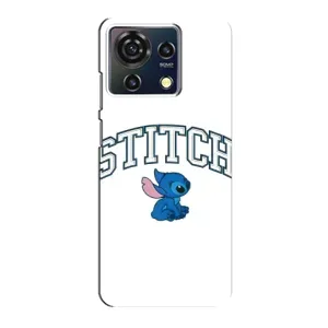 Чехол с принтом Стич на ZTE Blade V50 Vita (Стич лого)