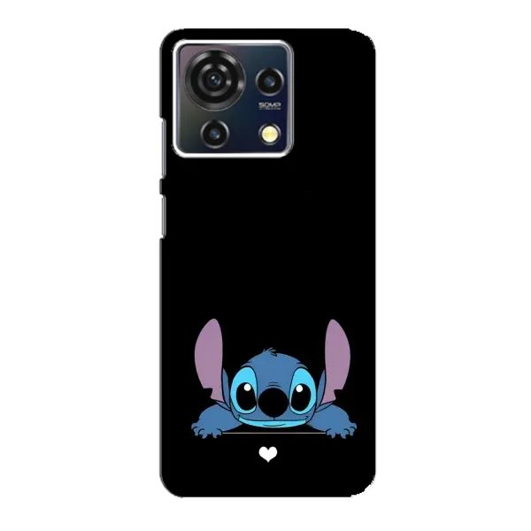 Чехол с принтом «Стич на черном» для ZTE Blade V50 Vita