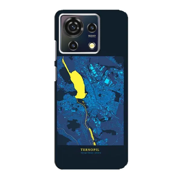 Чехол с принтом «Тернополь» для ZTE Blade V50 Vita