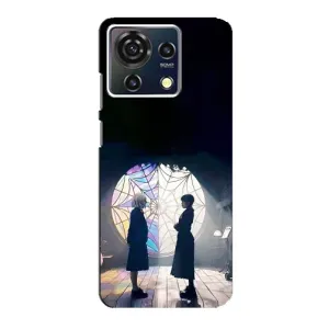 Чехлы Венсдей на ZTE Blade V50 Vita Уэнсдей (AlphaPrint) (Уэнздей и Инид)