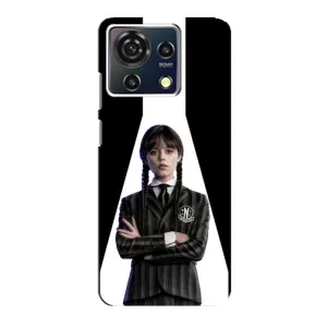 Чехлы Венсдей на ZTE Blade V50 Vita Уэнсдей (AlphaPrint) (W-Wednesday)