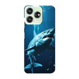 Чехол с картинкой «Хищники» для ZTE Blade V50 (Акула под водой)