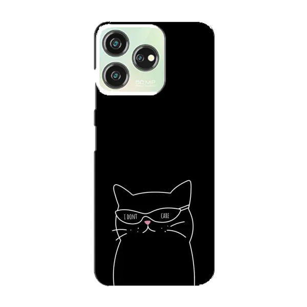 Чехол с принтом «Равнодушный кот» для ZTE Blade V50
