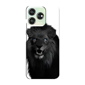 Чехлы с картинками животных ZTE Blade V50 (Черный ЛЕВ)