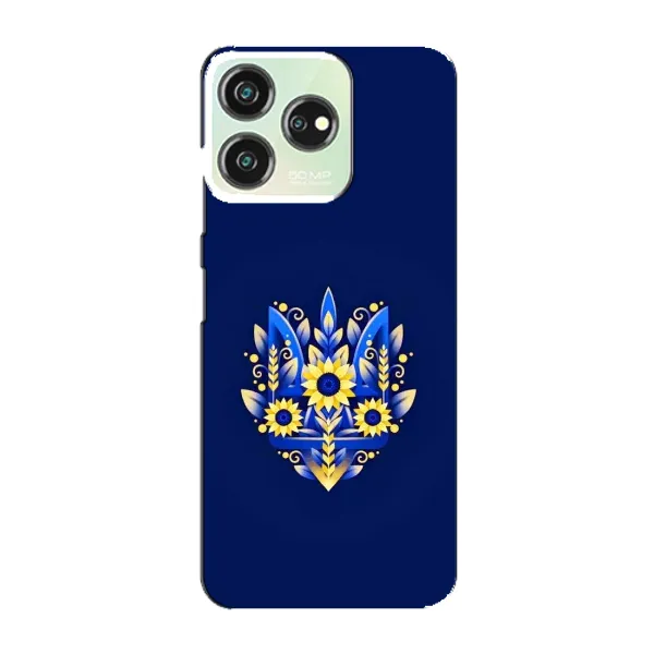 Чехол с принтом «Цветочный Герб» для ZTE Blade V50 Чехол с принтом «Цветочный Герб» для ZTE Blade V50