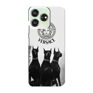 Чехлы VERSACE для ЗТЕ Блейд В50 (PREMIUMPrint) (Доберман Версаче)