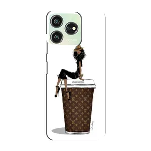 Чехлы Луи Витон для ZTE Blade V50 (AlphaPrint - LOUIS VUITTON) (кофе LOUIS VUITTON)