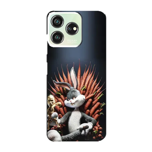 Чехол с принтом «Король Кролик» для ZTE Blade V50 Чехол с принтом «Король Кролик» для ZTE Blade V50