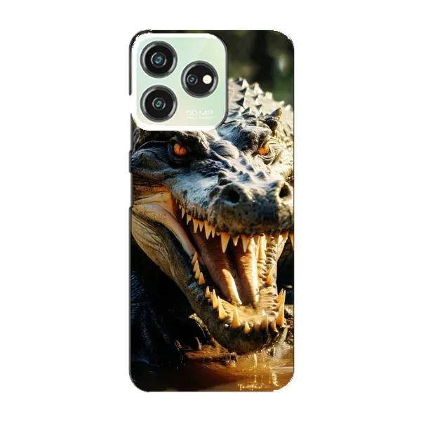 Чехол с принтом «Опасный крокодил» для ZTE Blade V50