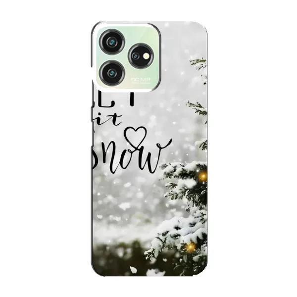Чехол с принтом «Let it snow» для ZTE Blade V50