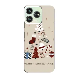 Рождественские Чехлы для ZTE Blade V50 (VPrint) (Merry Christmas)