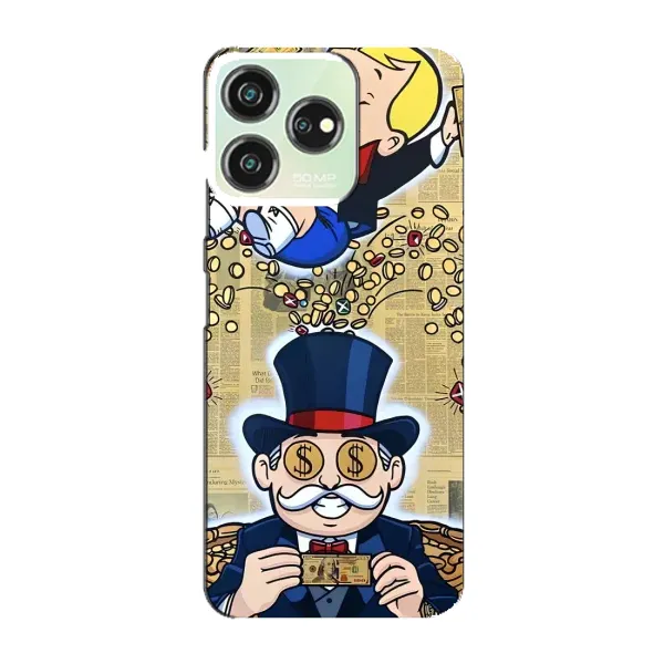 Чехол с принтом «Монополия Мен» для ZTE Blade V50 Чехол с принтом «Монополия Мен» для ZTE Blade V50