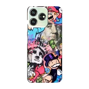 Чехлы с крутыми принтами для ZTE Blade V50 - (PREMIUMPrint) (Monopoly man)