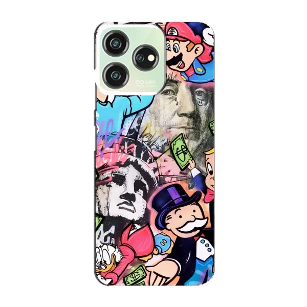 Чехол с принтом «Monopoly man» для ZTE Blade V50