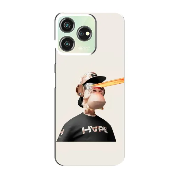 Чехол с принтом «обезьяна NFT в очках» для ZTE Blade V50
