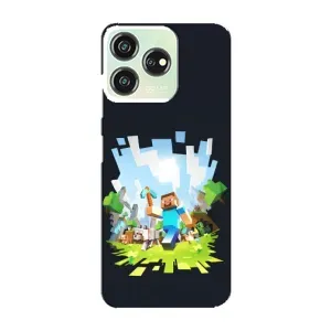 Чехол с принтом «персонажи Minecraft» для ZTE Blade V50