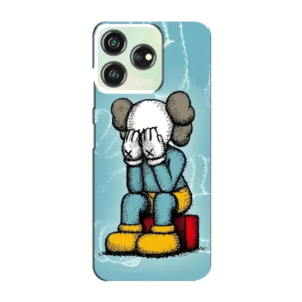 Чехол с принтом «Плач Bearbrick» для ZTE Blade V50