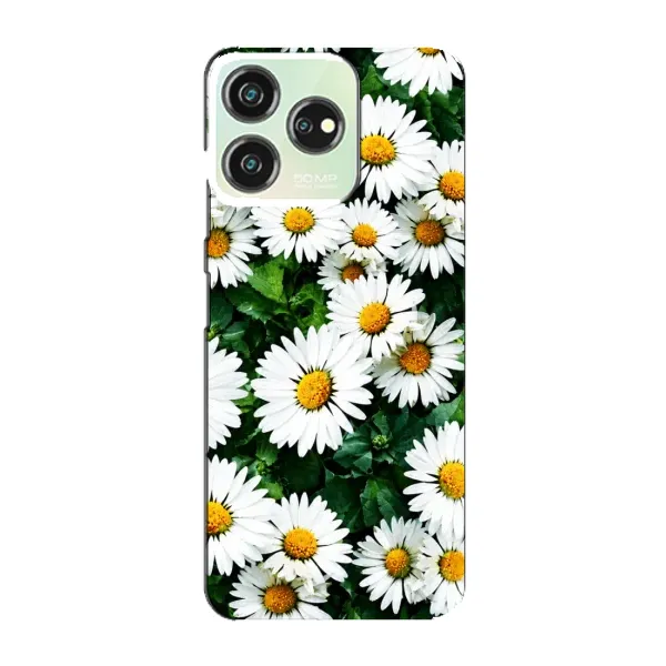 Чехол с принтом «Ромашки» для ZTE Blade V50