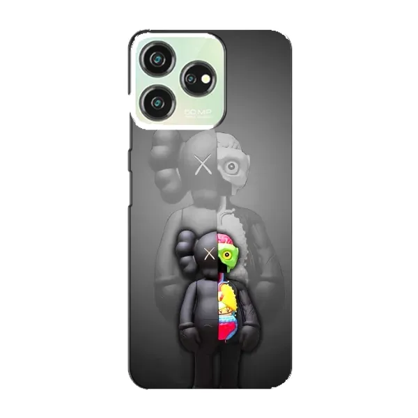 Чехол с принтом «Тело Bearbrick» для ZTE Blade V50