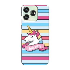 Чехол для ЗТЕ Блейд В50 - (Единорожки - Новинки) (AlphaPrint) (Unicorn)
