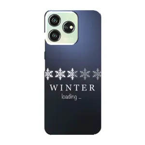Зимние Чехлы для ЗТЕ Блейд В50 - прозрачный фон (Winter loading)