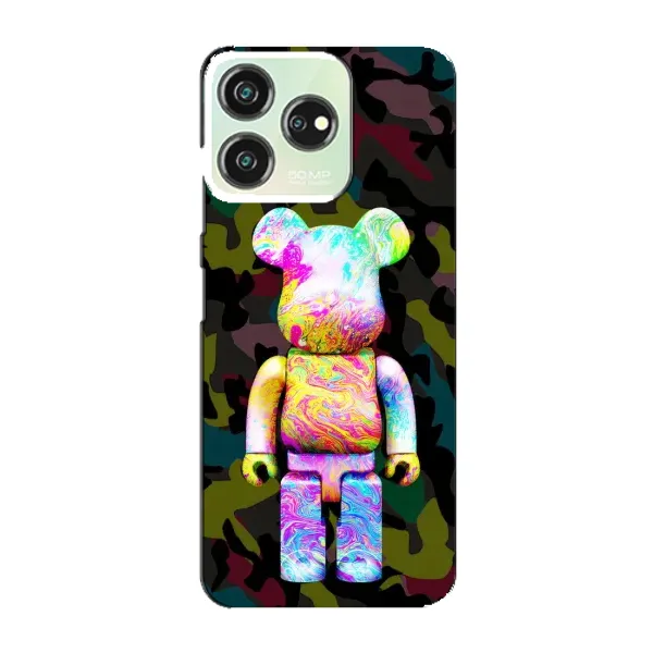 Чехол с принтом «Яркий Bearbrick» для ZTE Blade V50