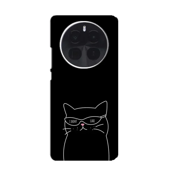 Чехол с принтом «Равнодушный кот» для ZTE Blade V70 Max