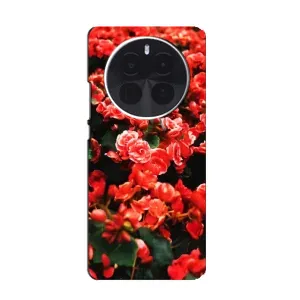 Чехлы с Цветами для ZTE Blade V70 Max (VPrint) (Цветы красные)